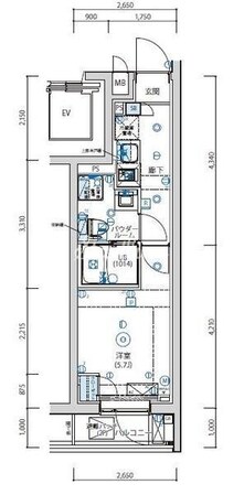 アルテシモアクレの物件間取画像